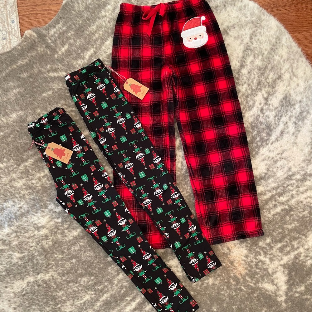 5/$25 Kids Christmas PJ Bottoms